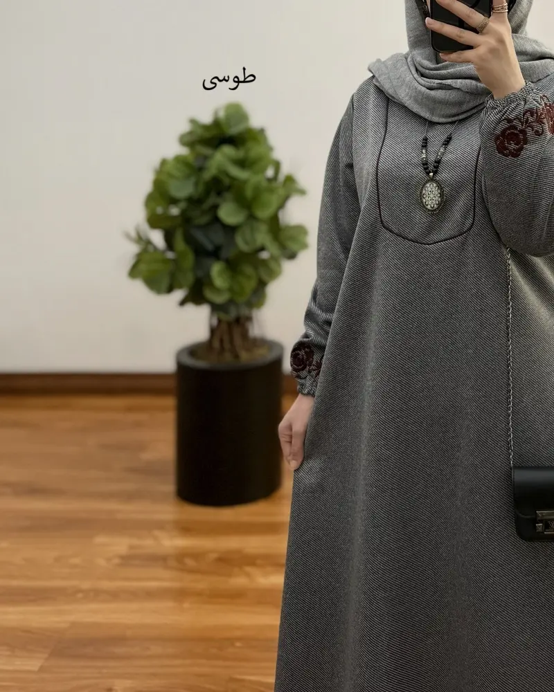 پیراهن مانتویی دلسا